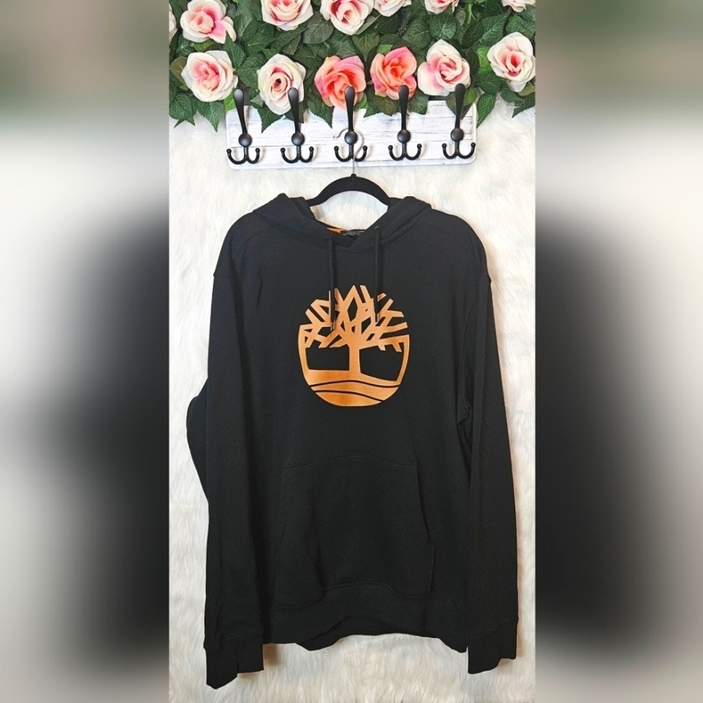 Timberland Men's Tree Logo Fleece Lined Hoodie